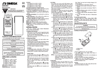 Thumbnail of document Manual - HHc210 1 & 2 Channel K Type Thermocouple & Infrared Meter Options